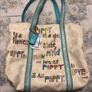 Coach Tote “I am Poppy”